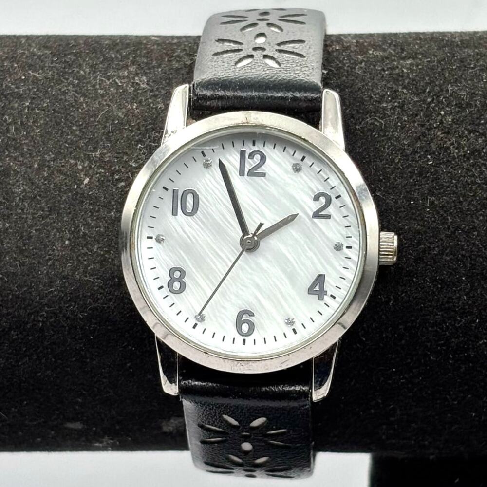 Black Floral Watch